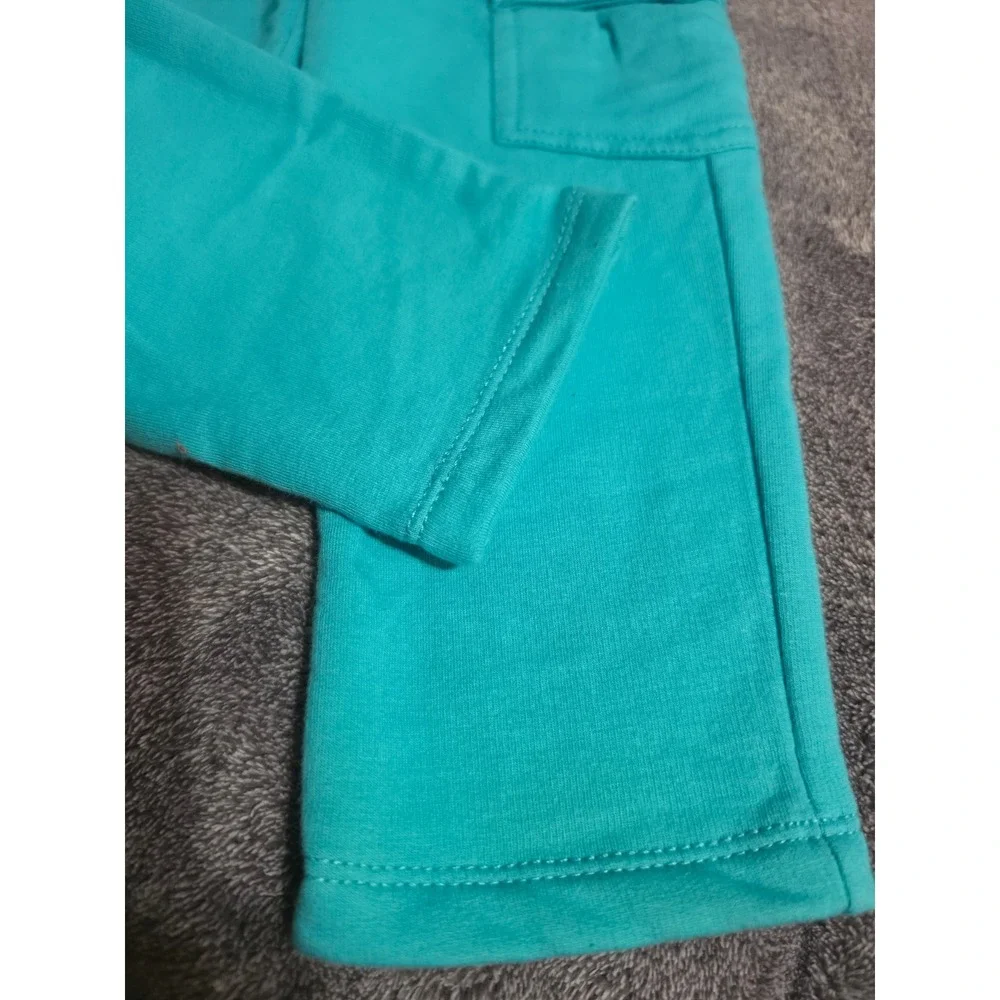 Carters Playwear Toddler Boys Teal Blue Fleece Cargo Jogger Pants 3T NEW